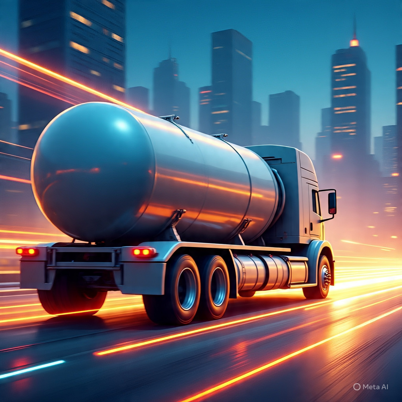Oil Tanker Transporter Truck