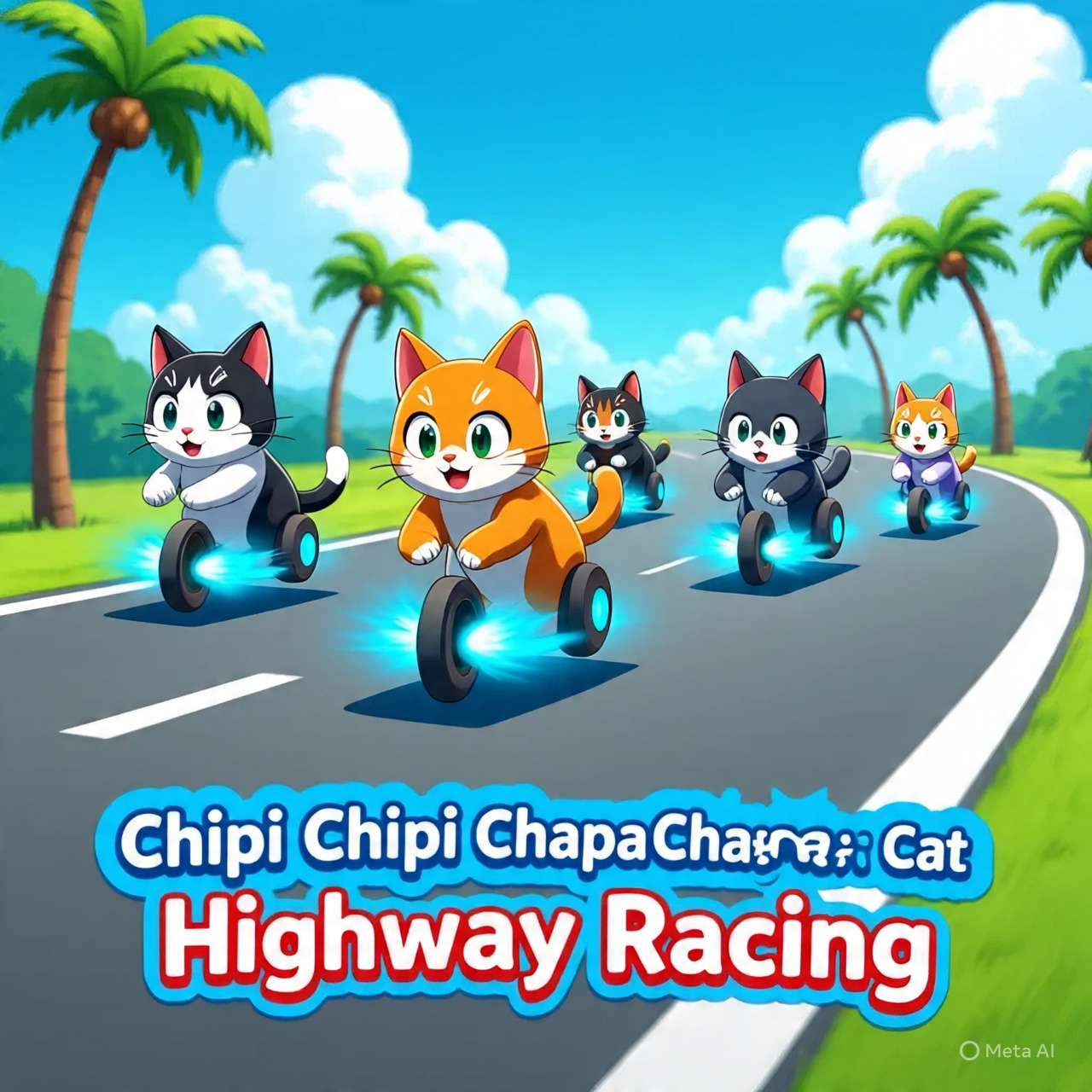 Chipi Chipi Chapa Chapa Cat Highway Racing
