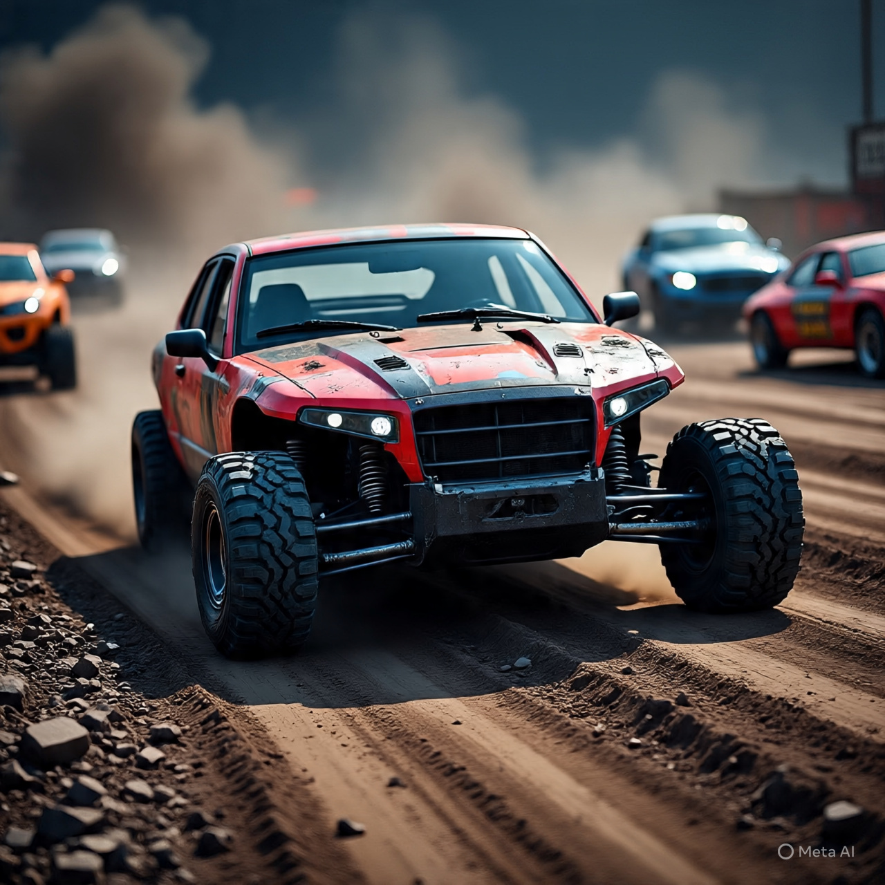 Demolition Derby Car 3d